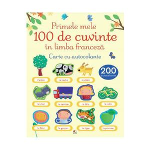 Primele 100 de cuvinte in limba franceza. Carte cu autocolante imagine