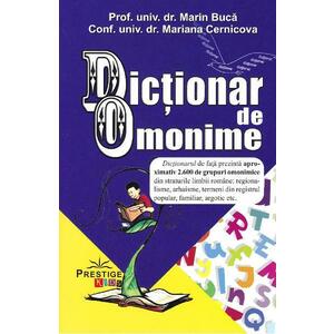 Dictionar de omonime - Marin Buca, Mariana Cernicova imagine