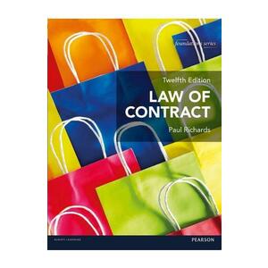 Law of Contract 12th edition MyLawChamber pack - Paul Richards imagine