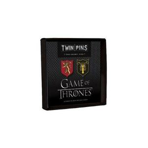 Game of Thrones Twin Pins: Lannister and Greyjoy Sigils imagine