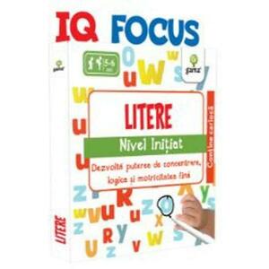 IQ Focus - Litere. Nivel initiat 5-6 ani imagine