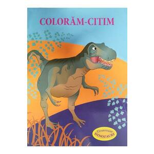 Coloram-citim: Tiranozaur. Dinozauri imagine