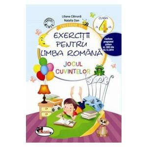 Culegere de exercitii pentru limba romana. Jocul cuvintelor - Clasa 4 - Liliana Catruna imagine