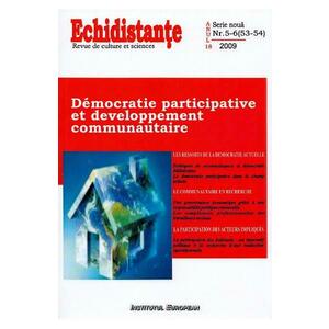 Revista Echidistante. Democratie participative et developpement communautaire Nr. 5-6 (53-54) 2009 imagine