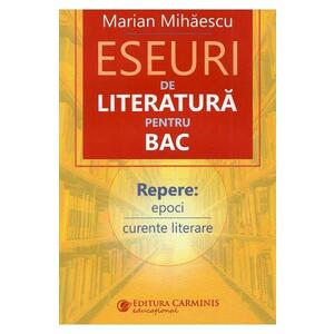 Eseuri de literatura pentru BAC - Marian Mihaescu imagine