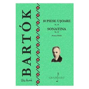 10 piese usoare Sz.39. Sonatina Sz.55 Pentru Pian - Bela Bartok imagine