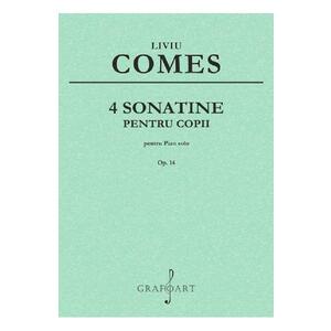 4 sonatine pentru copii pentru pian solo Op.14 - Liviu Comes imagine
