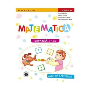 Matematica - Caiet de activitati - Grupa mica 3-4 ani - Cristina Banica imagine