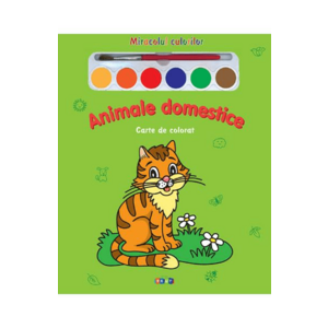 Animale domestice - Miracolul culorilor - Carte de colorat imagine
