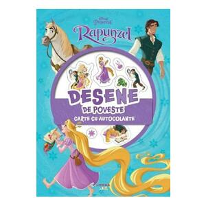 Disney Printese: Rapunzel. Desene de poveste. Carte cu autocolante imagine