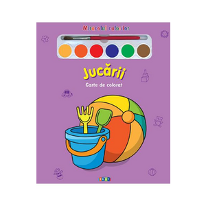 Jucarii - Miracolul Culorilor - Carte de colorat imagine