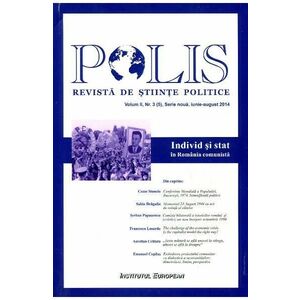 Polis Vol.2 Nr.3 (5) Serie noua iunie-august 2014. Revista de stiinte politice imagine