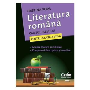 Limba romana - Clasa 8 - Caietul elevului - Cristina Popa imagine