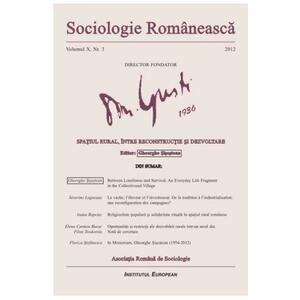 Sociologie Romaneasca Vol.x Nr.3 2012 imagine