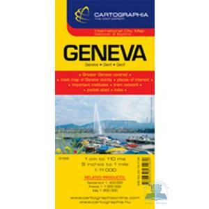 Geneva - Harta turistica si rutiera imagine