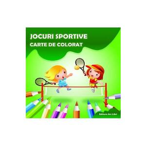 Jocuri sportive - Carte de colorat imagine