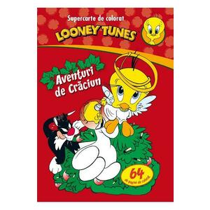 Looney Tunes - Aventuri de Craciun - Supercarte de colorat imagine