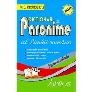 Dictionar de paronime al limbii romane - M.E. Iocobescu imagine