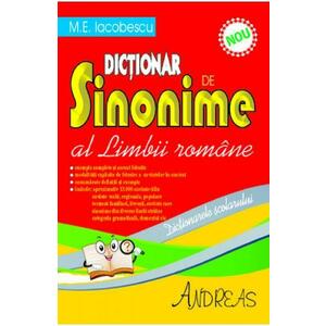Dictionar de sinonime al limbii romane - M.E. Iacobescu imagine