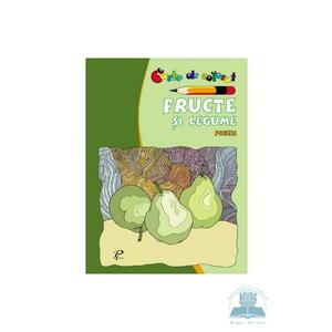 Fructe si legume. Poezii - Carte de colorat imagine