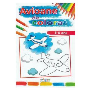 Avioane de colorat imagine