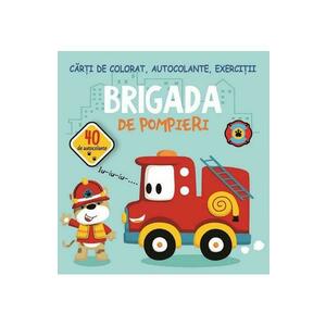 Brigada de pompieri. Carti de colorat, autocolante, exercitii - Gheorghe Ghetu imagine