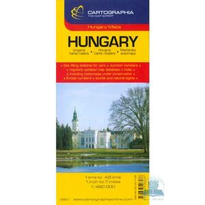 Ungaria - Hungary - Harta Rutiera imagine