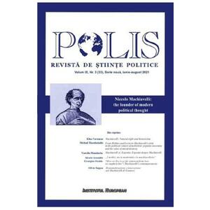 Polis Vol.9 Nr.3(33) Serie noua iunie-august 2021. Revista de Stiinte politice imagine