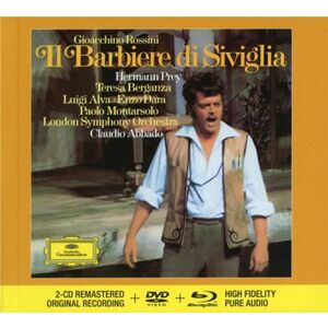 Rossini: Il barbiere di Siviglia (2xCD+DVD+Blu-ray Audio) | Claudio Abbado, Orchestra del Teatro alla Scala di Milano, Hermann Prey, Teresa Berganza imagine