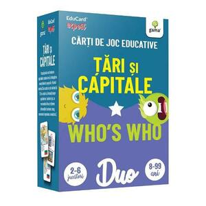 Tari si capitale. Who's Who. Carti de joc educative imagine