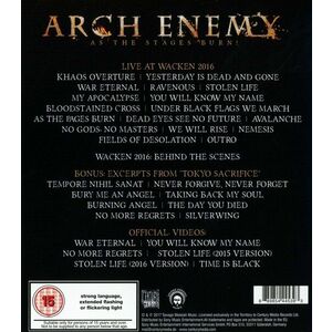 As the Stages Burn - Blu-Ray Disc | Arch Enemy imagine