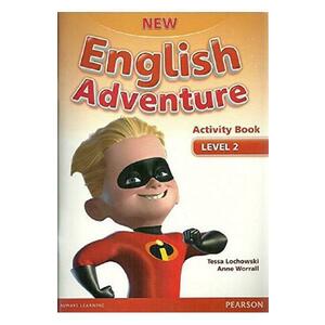 New English Adventure Activity Book Level 2 and CD Pack - Tessa Lochowski, Anne Worrall imagine