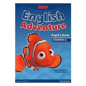 New English Adventure Pupil's Book Starter A and DVD Pack - Regina Raczynska, Cristiana Bruni imagine