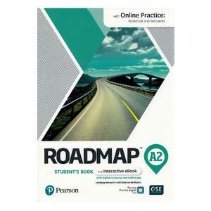 Roadmap A2 Student's Book with Online Practice + Access Code - Lindsay Warwick, Damian Williams imagine