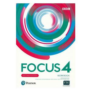Focus 4 2nd Edition Workbook - Daniel Brayshaw, Angela Bandis, Bartosz Michalowski, Beata Trapnell, David Byrne, Amanda Davies imagine