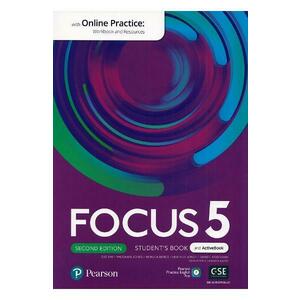 Focus 5 2nd Edition Student’s Book + Active Book with Online Practice - Sue Kay, Vaughan Jones, Monica Berlis, Heather Jones, Daniel Brayshaw, Dean Russell, Amanda Davis imagine