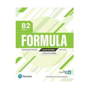 Formula B2 First Exam Trainer without key and Interactive eBook - Sheila Dignen, Jacky Newbrook imagine