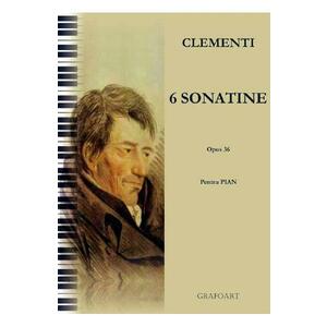 6 sonatine pentru pian. Opus 36 - Clementi imagine