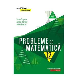 Probleme de matematica - Clasa 12 - Consolidare - Lucian Dragomir imagine