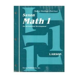 Student Workbook Set. 1st Edition. Saxon Math 1 English - Larson imagine