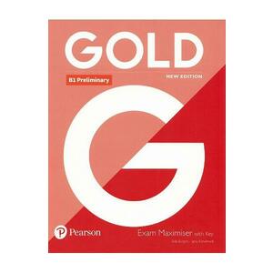 Gold New Edition B1 Preliminary Exam Maximiser with Key - Sally Burgess, Jacky Newbrook imagine