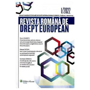 Revista romana de drept european Nr.1/2022 imagine