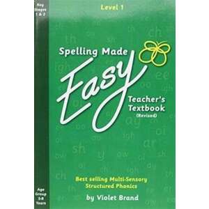 Brand, V: Spelling Made Easy Revised A4 Text Book Level 1 imagine