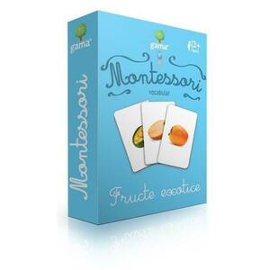 Montessori. Vocabular: Fructe exotice imagine