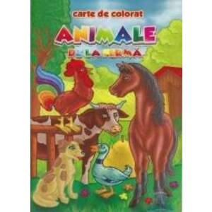Animale de la ferma - Carte de colorat imagine
