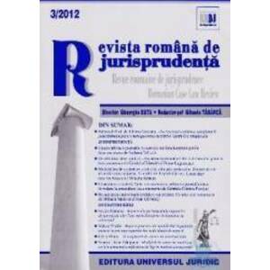 Revista romana de jurisprudenta 32012 imagine
