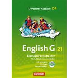 English G 21. Erweiterte Ausgabe D 4. Klassenarbeitstrainer mit Loesungen und CD imagine