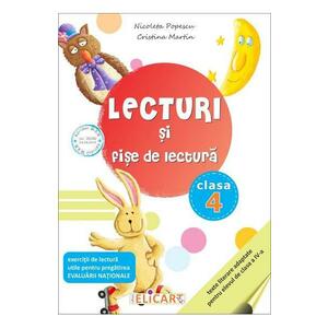 Lecturi si fise de lectura - Clasa 4 - Nicoleta Popescu, Cristina Martin imagine
