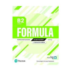 Formula B2 First Exam Trainer with key and Interactive eBook - Sheila Dignen, Jacky Newbrook imagine