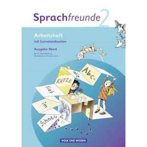 Sprachfreunde 2. Schuljahr. Arbeitsheft. Ausgabe Nord (Berlin, Brandenburg, Mecklenburg-Vorpommern) imagine